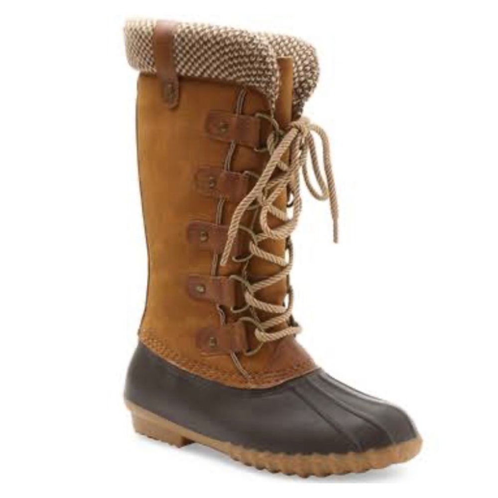 Esprit duck boots size 8.